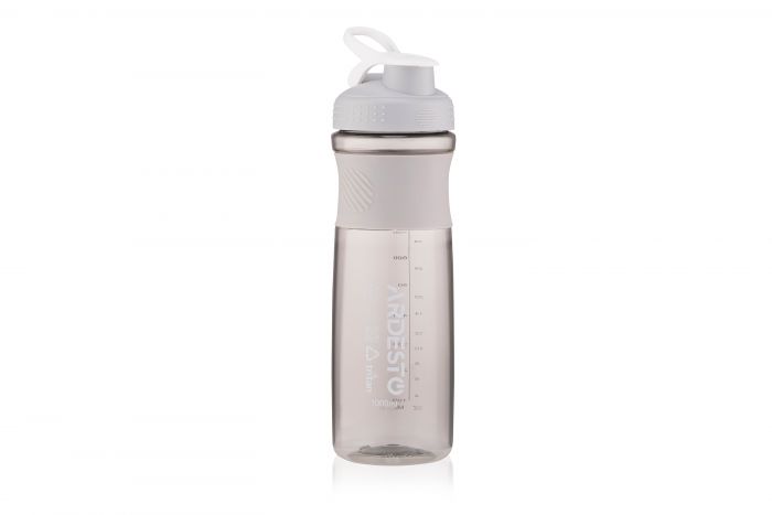 Пляшка для води Ardesto Smart bottle 1000 мл, сіра, тритан