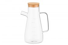 Пляшка для олії та оцту Ardesto Midori, 650 мл, боросилікатне скло Пляшка для олії та оцту Ardesto Midori, 650 мл, боросилікатне скло