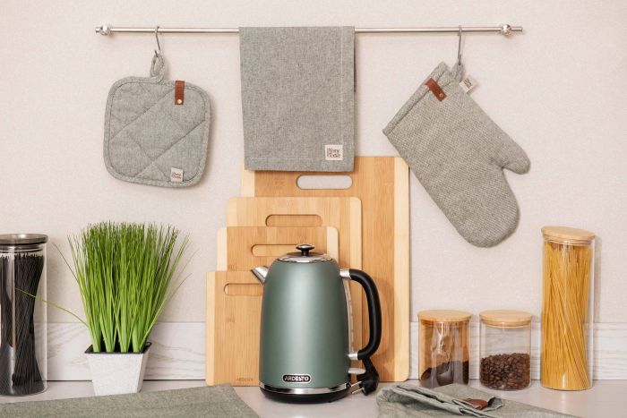 Прихватка Ardesto Oliver, зелений, 20х20см, 100% бавовна (напов. ватин)