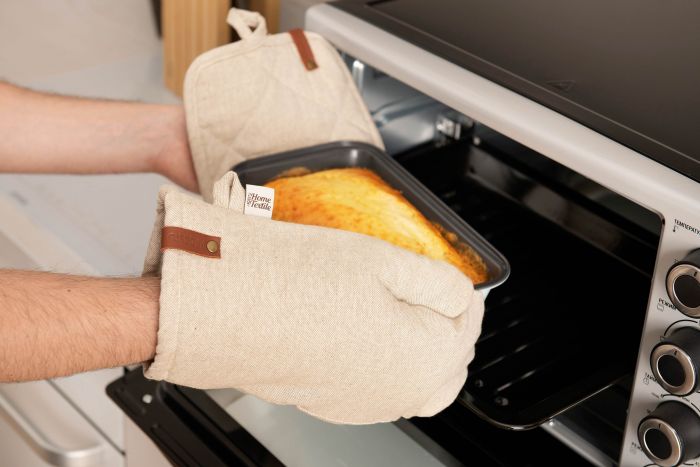 Рукавичка Ardesto Oliver, беж,100% бавовна (напов. ватин)