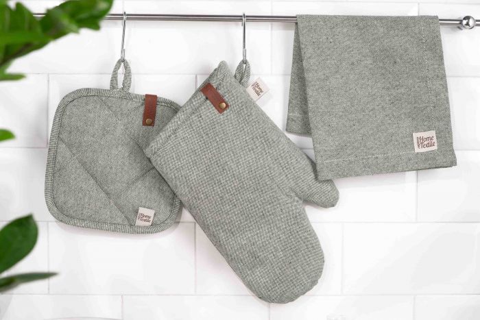 Рукавичка Ardesto Oliver, зелений,100% бавовна (напов. ватин)