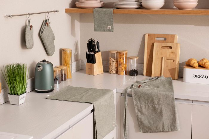 Рукавичка Ardesto Oliver, зелений,100% бавовна (напов. ватин)