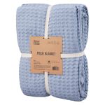 Плед Ardesto Pique 160х230см, 100% бавовна, блакитний Плед Ardesto Pique 160х230см, 100% бавовна, блакитний