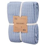 Плед Ardesto Pique 220x230см, 100% бавовна, блакитний Плед Ardesto Pique 220x230см, 100% бавовна, блакитний