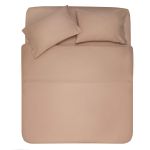 Простирадло на резинці Ardesto Mix&Match, 180x200+30см, 100% бавовна, сатин, бежевий