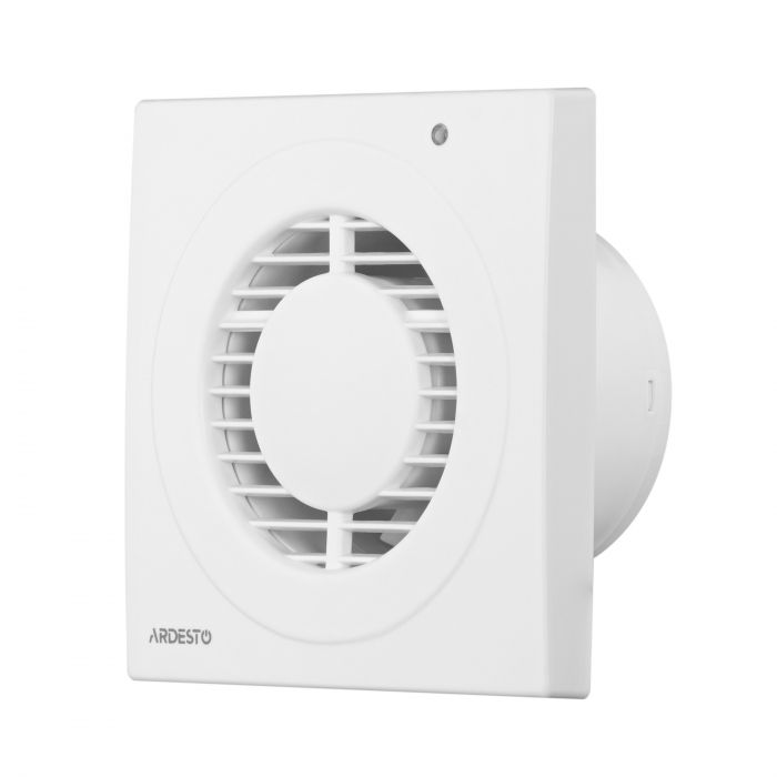 Витяжний вентилятор Ardesto BFO-100W 15 Вт, 80 м3/г, 2400 об./хв., 30 дБ, білий