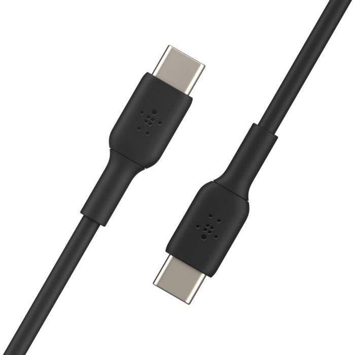 Кабель Belkin USB-C > USB-C заряджання/синхронізації 60Вт PD, 1м, PVC, чорний
