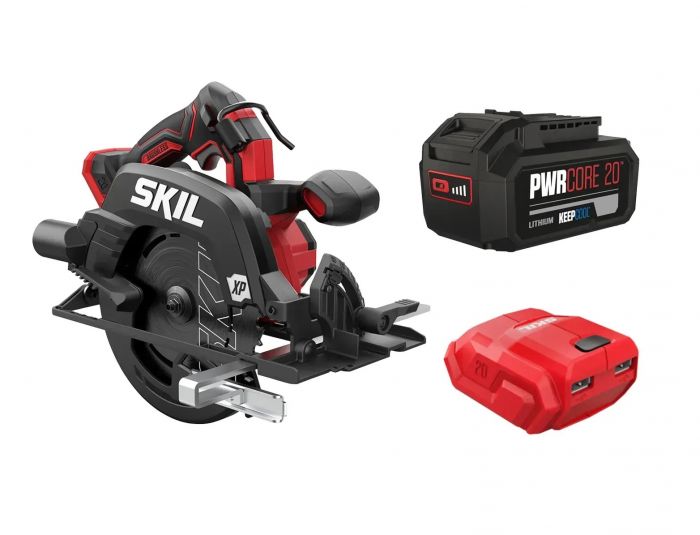 Пила дискова акумуляторна SKIL 3571 CA XP безщіткова 20В 1х5А·год 184мм 2.95кг