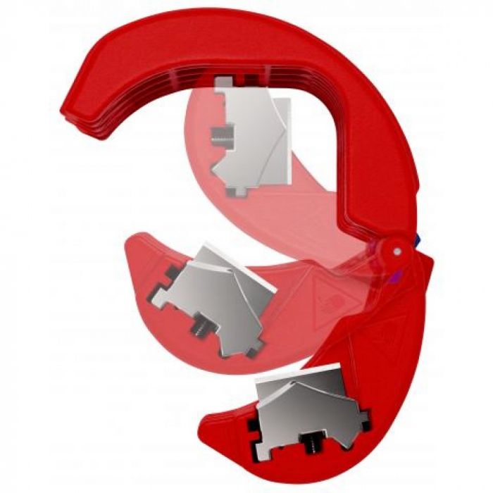 Труборіз KNIPEX для пластикових труб, 20-50мм 72мм 0.108кг