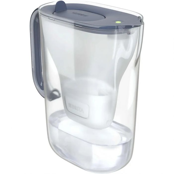 Фільтр-глечик Brita Style Essential MXPro 2.4л (1.4л очищеної води) + 3 картриджа сіро-блакитний