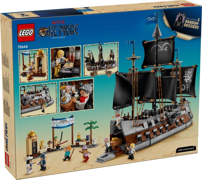 Конструктор LEGO ONE PIECE Морський бойовий корабель Ґарпа