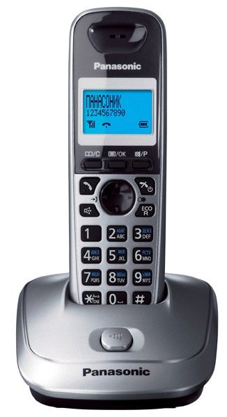 Радіотелефон DECT Panasonic KX-TG2511UAM, Metallic
