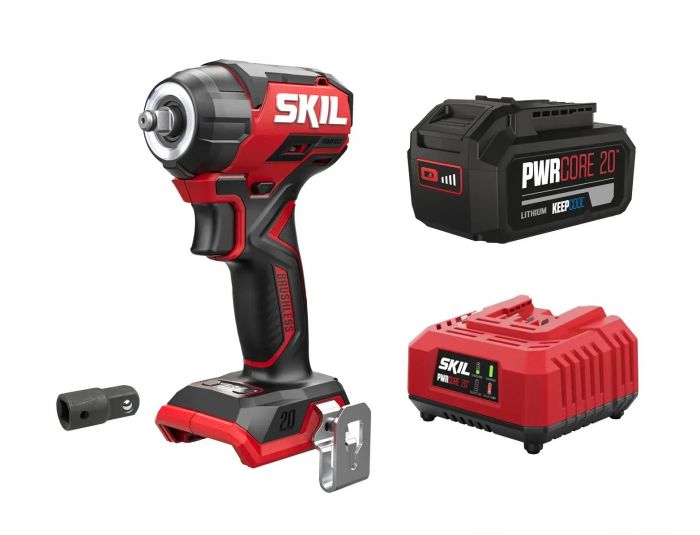 Гайковерт ударний SKIL 3265 CA Compact безщітковий 20В 1х5А·год до 2850об·хв 250Нм 0.9кг