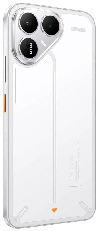 Смартфон TECNO POVA 8 5G (LK6) 6.76" 8/256ГБ, 2SIM, 8000мА•год, Arc White