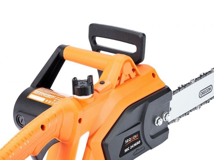 Пила ланцюгова мережева SEQUOIA SEC2416SO 2.4кВт шина Oregon 40см 3/8' 1.3мм 7000об/хв 4.68кг