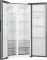 Холодильник SBS Gorenje, 179х62х91см, 2 двері, 344(197)л, А+, NF+, Інв., Зона св-ті, диспенсер, Зовн. Диспл, нерж