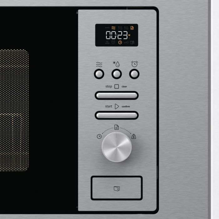 Піч Gorenje мікрохвильова, вбудовувана, 20л, 800Вт, гриль, дисплей, нерж