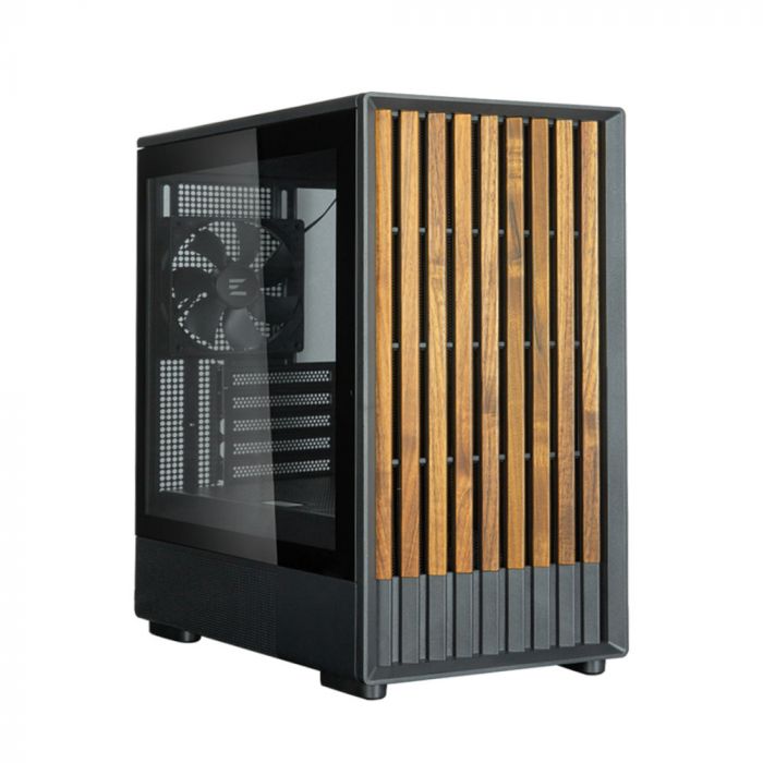 Корпус Zalman P10 Namu без БП, 1xUSB3.0, 1xUSBType-C, 2x120мм, 1x120мм ARGB, VGA 340мм, LCS ready, TG Side Panel, mATX, чорний