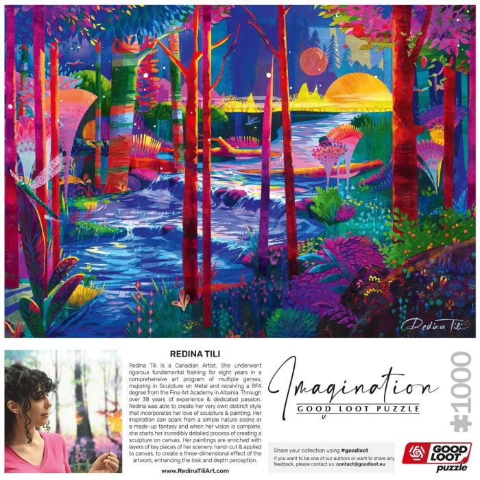 Пазл GoodLoot Imagination: Redina Tili Sleeping Giants 1000 ел.