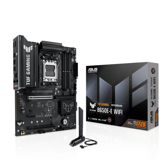 Материнcька плата ASUS TUF GAMING B650E-E WIFI sAM5 B650 4xDDR5 M.2 HDMI DP Wi-Fi BT ATX