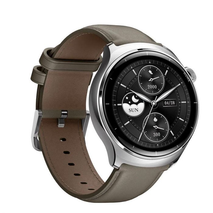 Смарт-годинник Mibro Lite 3 Pro 45мм, 1.32", 466x466, AMOLED, BT 5.3, GPS, 5 ATM, сірий хакі