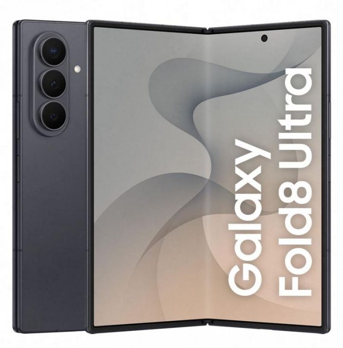 Смартфон Samsung Galaxy Fold 8 Ultra 5G (F976) 8"/6.5" 12/512ГБ, 1SIM, 5000мА•год, графітовий