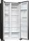 Холодильник SBS Gorenje, 179х67х92см, 2 двері, 353(191)л, А++, NF+, Інв., Зона св-ті, диспенсер, генератор льоду, Зовн. Диспл, чорний