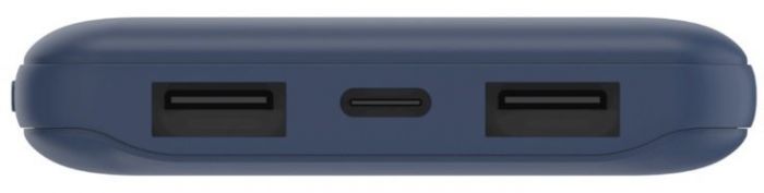 Акумулятор портативний літій-іонний Power Bank Belkin 10000мА·год, 15Вт, 2хUSB-A/USB-C, блакитний
