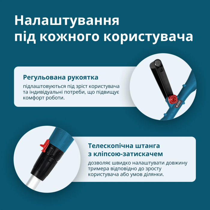 Тример багатофункціональний акумуляторний Konner&Sohnen KS MFT-20V 20В літій-іонна 2400об/хв 3.8кг без АКБ за ЗП