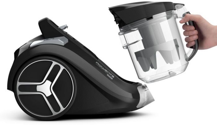 Пилосос Rowenta контейнерний Compact Power XXL Classic + Kit, 900Вт, конт пил -2.5л, HEF system, чорний