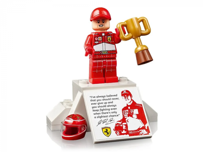 Конструктор LEGO Icons Ferrari F2004 та Michael Schumacher