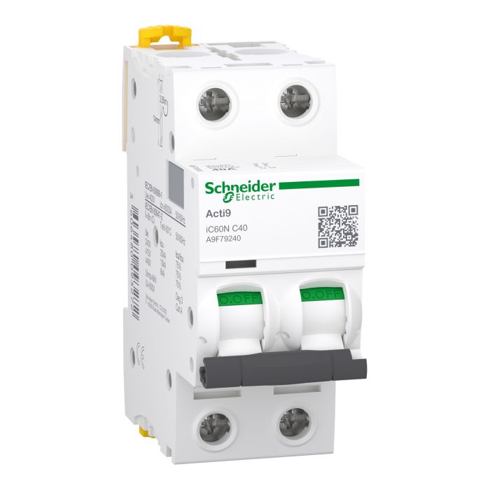 Автоматичний вимикач Schneider Electric, IC60N 2P C 40A (6kA)