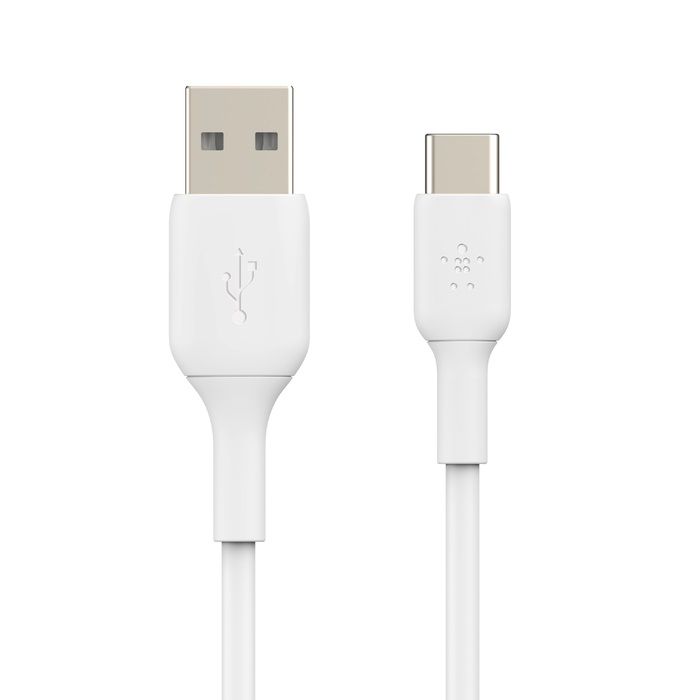 Кабель Belkin USB-A > USB-C заряджання/синхронізації 15Вт, 1м, PVC, білий