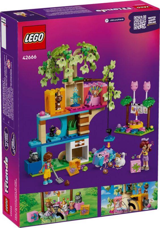 Конструктор LEGO Friends День народження кота і будинок на дереві