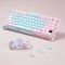 Клавіатура механічна GravaStar Mercury K1 Lite 80keys, GravaStar x BSUN Grey, BT/WL/USB, Aurora Mist