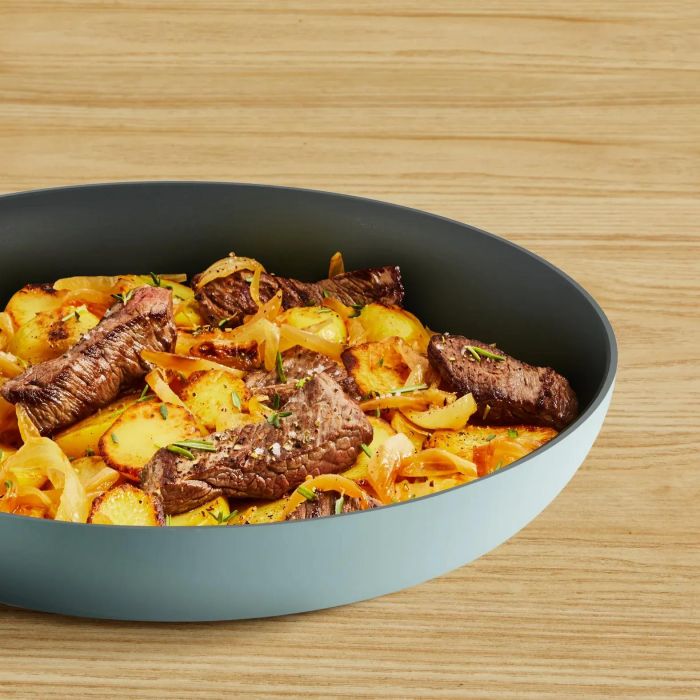 Сковорода Tefal Halo EUCALYPTUS, 20см, алюміній, бакеліт, сірий