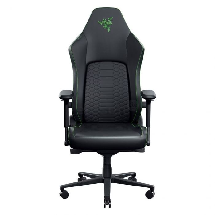 Крісло Razer Iskur V2 NewGen, EPU шкіра з CoolTouch™, 4D-Armrests, чёрно-зеленый