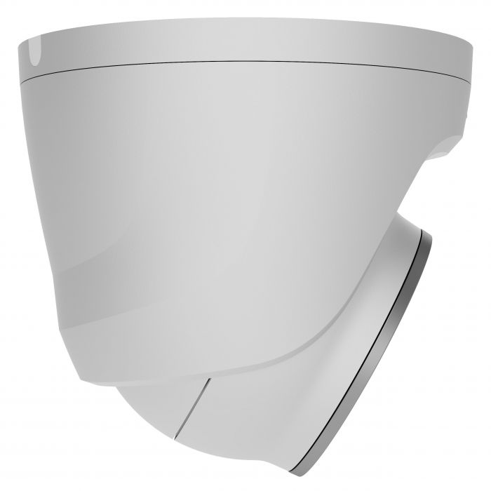 IP-камера дротова Ajax TurretCam HLVF 5 MP White, 2.8–12 мм, PoE, True WDR, IP67, ІЧ 60 м, LED 40 м, аудіо, кут огляду 31° до 111°, вулична, біла, 126281.197.WH1