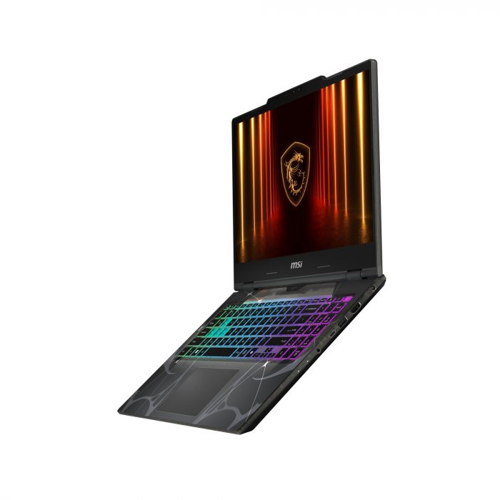 Ноутбук MSI Cyborg 15 B2RWEKG-420XUA 15.6" FHD, Intel Core 7 240H, 16GB, F1TB, NVD5050-8, DOS, Напівпрозорий чорний