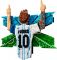 Конструктор LEGO Editions Football Ліонель Мессі — святкування