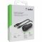 Зарядний пристрій автомобільний Belkin 24Вт 2хUSB-A, кабель USB-A > USB-C, 1м, чорний