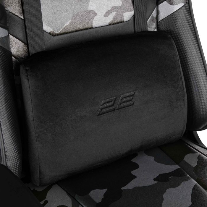 Крісло 2E GAMING HIBAGON II, ПУ шкіра, 3D-Armrests, чорно-зелений
