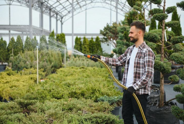Шланг садовий 2E AquaFlex Solar 3/4" 50м 4 шари 13бар -10+60°C зрошувач конектор адаптер