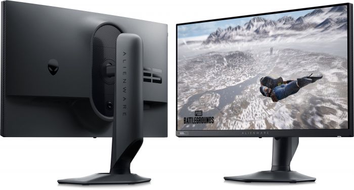 Монітор DELL 24.5" AW2524HF HDMI, 2xDP, USB, Fast IPS, 500Hz, 0.5ms, sRGB 99%, FreeSync, HAS