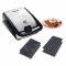 Мультимейкер Tefal Snack collection 700Вт, тефлон, 2 пластини, корпус-нержав.сталь/пластик, чорний