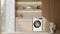 Пральна машина Gorenje фронтальна, 6кг, 1200, A, 41.5см, чорний люк, дисплей, пар, інвертор, білий