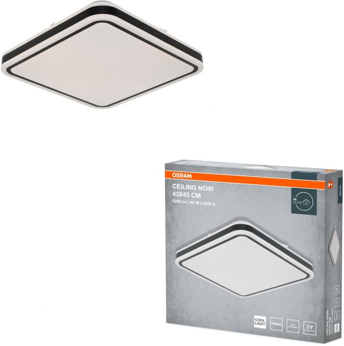Світильник накладний OSRAM CEILING NOIR 430мм Square 48Вт 4000K