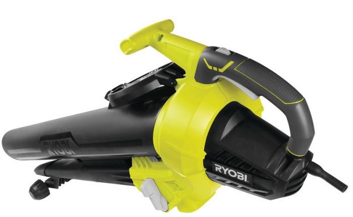 Повітродув-пилосос садовий мережевий Ryobi RBV3000CESV 3000Вт 3в1 375км/год мішок 45л ергоремені Vertebrae 5.1кг