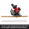 Пила дискова акумуляторна Einhell Professional TE-CS 18/150-2 Li - Solo 18В 4200об/хв 150х20мм LED підсвітка 2.8кг без АКБ та ЗП