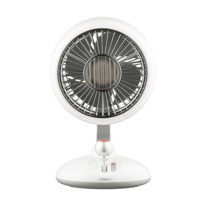 Вентилятор ARDESTO AviaFan FT-F3600W настільний, 12см, акумулятор, підсвічування, USB-A Type-C, білий